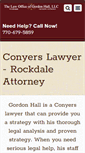 Mobile Screenshot of conyerslawyer.com